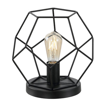 James 10" Metal/Marble LED Table Lamp - JONATHAN Y